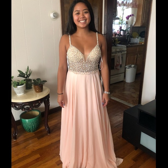 Lulu’s True Love Beaded Rhinestone Maxi Dress - Picture 5 of 7